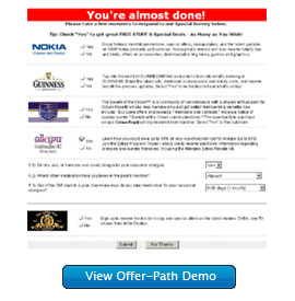 Content Publisher Customer Aquisition lead generation